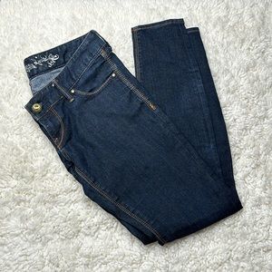 Express Jean Leggings Zelda Slim Ultra Low Rise Dark Wash DD6